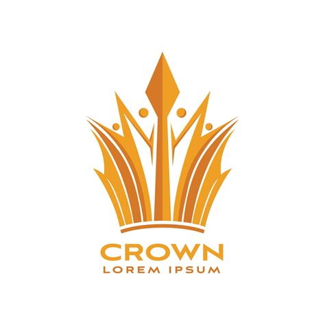 Abstract Creative Crown Concept Logo Design Template 21846506 Vector