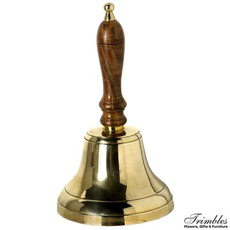 School Bell Cork Brass