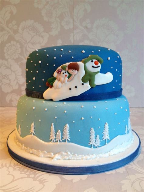 25 Pretty Snowman Cake Ideas For Christmas Fruit Cake Christmas