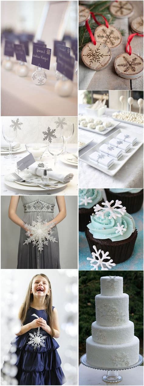 20 Snowflake Décor Ideas For Winter Weddings Snowflakeweddingdecor