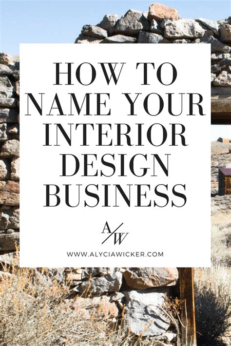 We have got 26 pic about budget interior design business names images, photos, pictures, backgrounds, and more. How To Name Your Interior Design Business — Alycia Wicker ...