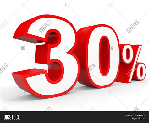 Thirty Percent Off Discount 30 Image And Photo Bigstock