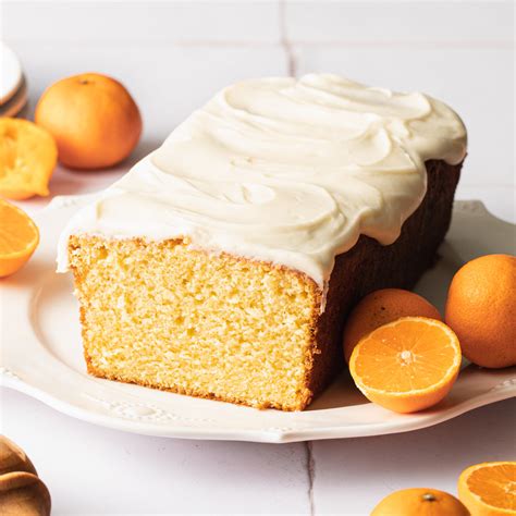 Orange Pound Cake With Vanilla Icing Style Sweet