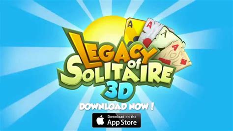 Legacy Of Solitaire 3d App Store Official Gameplay Trailer Youtube