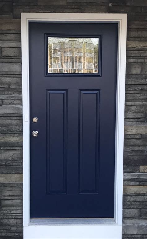 Blue Front Door Navy Front Door Paint Color Salty Dog Sherwin