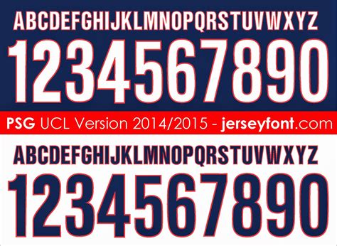 Nike Jersey Font