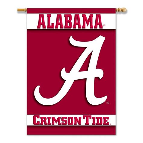 Alabama Crimson Tide 2 Sided 28 X 40 Banner W Pole Sleeve Alabama