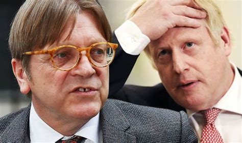 Brexit News Guy Verhofstadt Sparks Fury On Twitter After Latest Attack