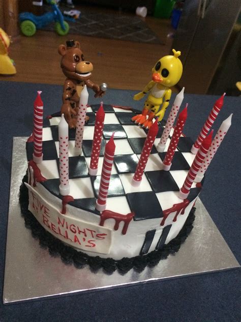 Five Nights At Freddies Fnaf Birthday Cake For Bellas 11th Birthday