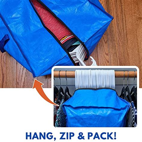 Heavy Duty Extra Large Moving Bags Clothing Storage Bags With Zipper