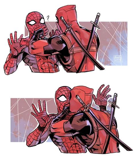 Spideypool Deadpool Spiderman Marvel Deadpool And Spiderman