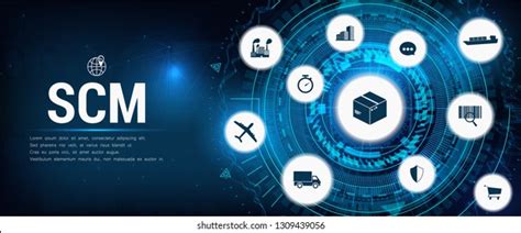 Ilustrasi Stok Scm Supply Chain Management Aspects Modern 1474313204