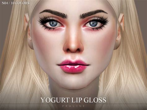 Yogurt Lip Gloss By Pralinesims At Tsr Sims 4 Updates Images And