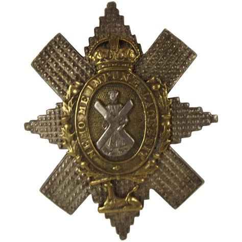 Black Watch Officers Cap Badge Sally Antiques