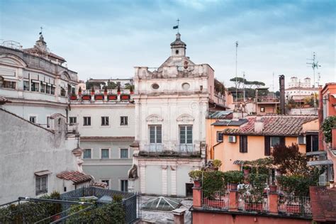 Morning Skyline Of Old Rome Italy Stock Image Image Of Landmark House 129741767