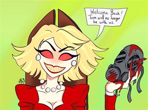 Katie Killjoy Kills Tom Hazbinhotel Art Vivziepop Katie Killjoy