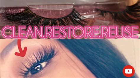 HOW TO CLEAN RESTORE REUSE Apply FALSE EYELASHES Ft