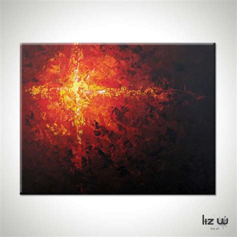 Fire Abstract Painting Element Of Fire Abstract Texture Painting By