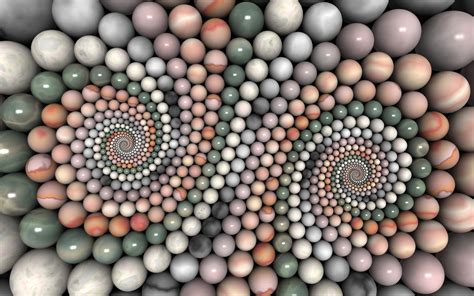 Assorted Color Marbles Sphere Abstract Balls Digital Art Hd