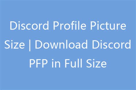 Discord Pfp Size Maker Discord Profile Picture Ultimate Guide Images