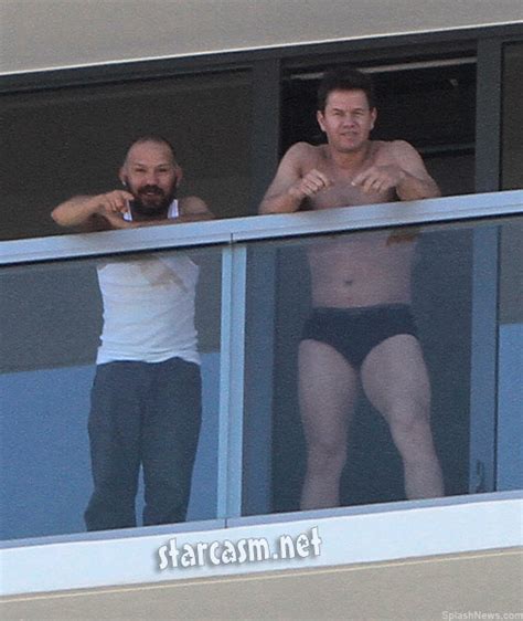 Photos Mark Wahlberg Balcony Gazing In His Manties Starcasm Net