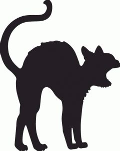 Halloween clipart, digital png files with original black cat vector drawings, cat silhouette. Pin on a minták