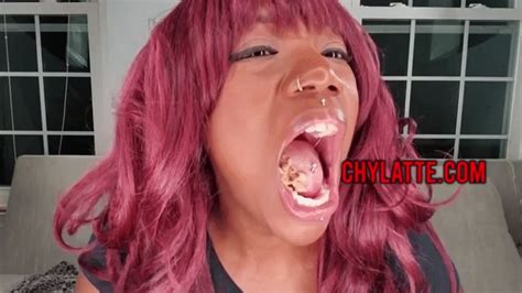 Chewing Cereal With My Mouth Open Mouth Fetish Teeth Fetish Vore Face
