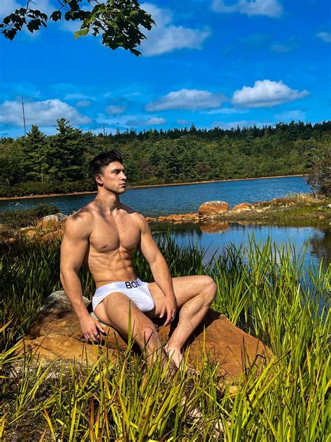 MODEL KYLE HYNICK IN HIS NATIVE NOVA SCOTIA MATTHEW S ISLAND