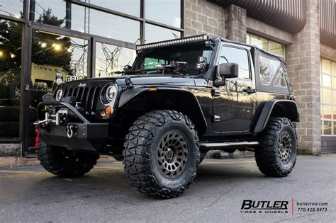 Jeep Wrangler With 17in Black Rhino Madness Wheels Exclusively From
