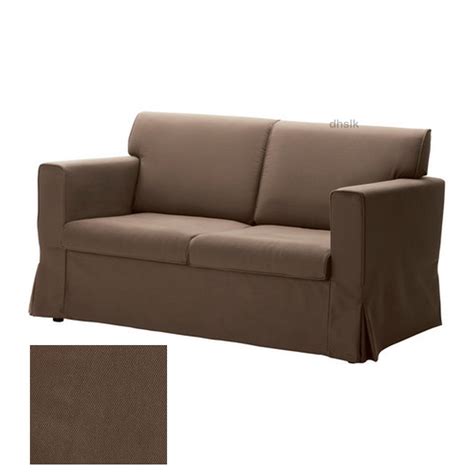 Ikea Sandby 2 Seat Sofa Slipcover Loveseat Cover Blekinge Brown