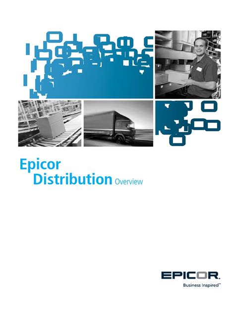 Brochure Epicor Distribution Overview Pdf Inventory Supply Chain
