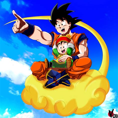 Goku Y Gohan By Elvtrkai On Deviantart