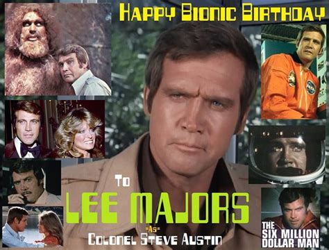 Happy Birthday Lee Majors 76 Lee Majors Sci Fi Series Science