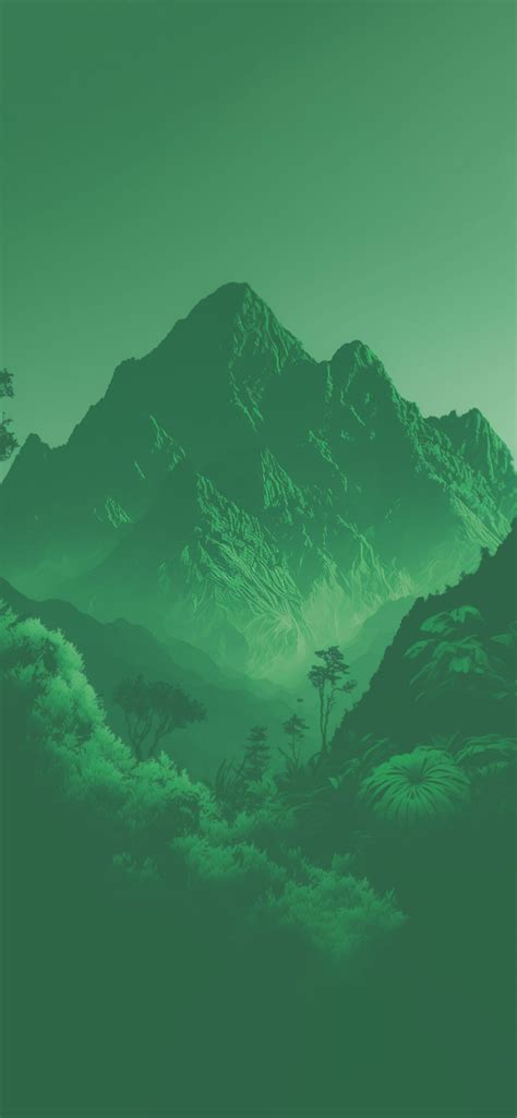 Mountains Aesthetic Green Wallpapers Green Aesthetic Wallpaper