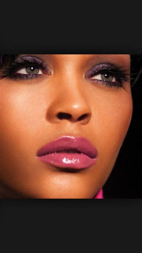 Striking Pink Lips And Makeup For Brown Skin Makeup Tricks Party
