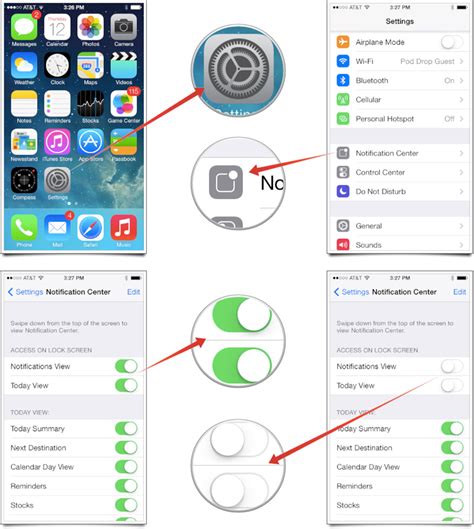 How To Disable Lock Screen Access To Notification Center In Ios 7 Aivanet
