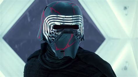 Maybe it wouldn't have so many dents in it. Why Kylo Ren has a new helmet in Rise of Skywalker