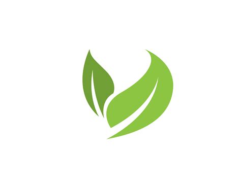 Grünes Blatt Ökologie Natur Element Vektor Icon Download Kostenlos
