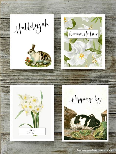 Because number of years back nonetheless, free printable easter cards has more than this function. Free Printable Easter Cards - Four Designs | Hymns and Verses