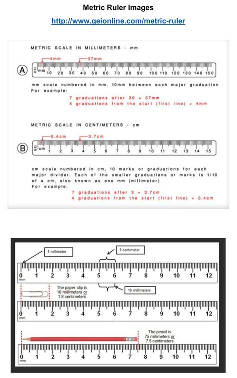 If you divide a meter into 1000, you get millimeters. How to read a Metric Ruler | Printable ruler, Ruler, Decimal chart