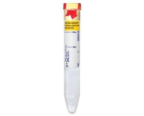 Bd Vacutainer Urinalysis Tubes Conical Bottom W Preservative