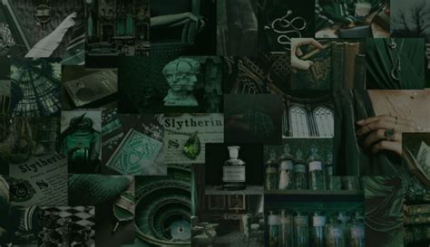Slytherin Aesthetic Wallpaper In 2021 Desktop Wallpaper Harry Potter