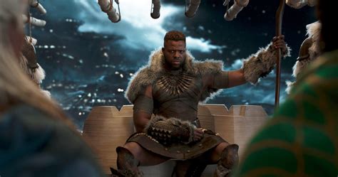 Me becoming a vegetarian, because m'baku is the only meat i need #blackpanther #mbaku. One Of M'Baku's Best Moments In Black Panther Was Improvised
