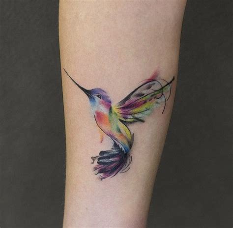Watercolor Tattoo Ideas Hummingbird Hummingbird Tattoo Meaning