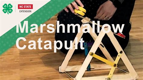 Marshmallow Catapults 4 H Spark Activity Youtube