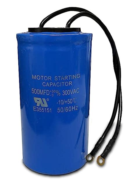 Acecrew 500uf Mfd Start Capacitor 300vac Blue Round 5060hz