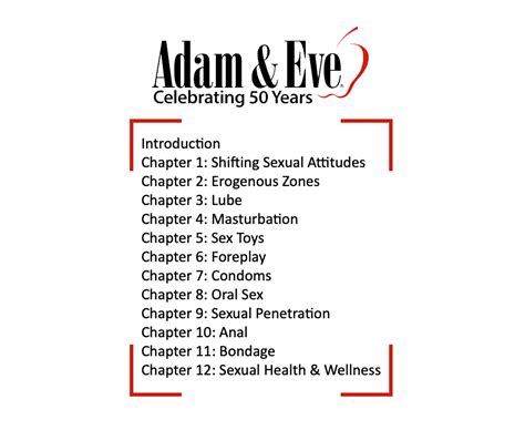 Adam And Eve Presents “50 Years Of Great Sex” By Dr Jenni Skyler
