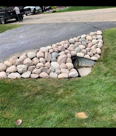 Pin By Jennifer S On Culvert Apron Driveway Entrance Landscaping