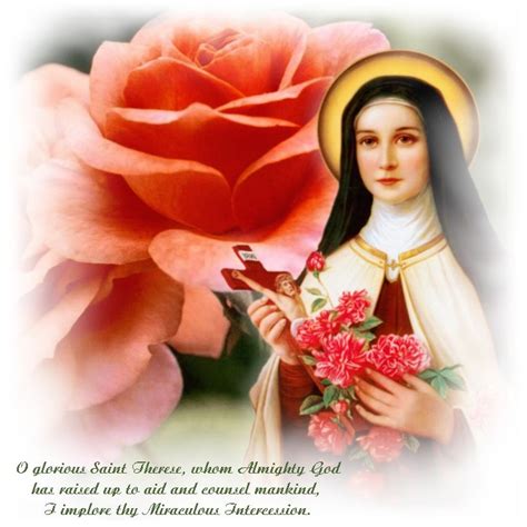 Miracle Prayer To St Therese The Little Flower Wilda Danner