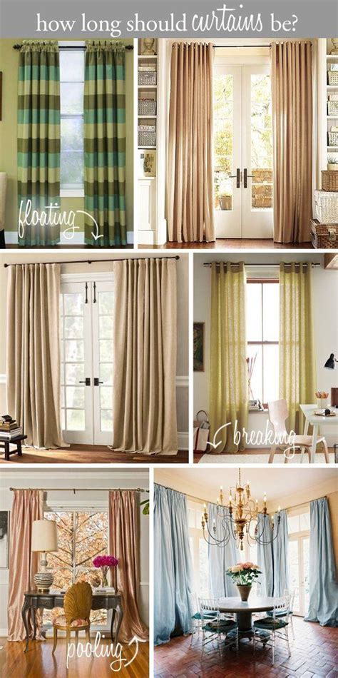 The 25 Best Curtain Length Ideas On Pinterest Window Curtain Designs